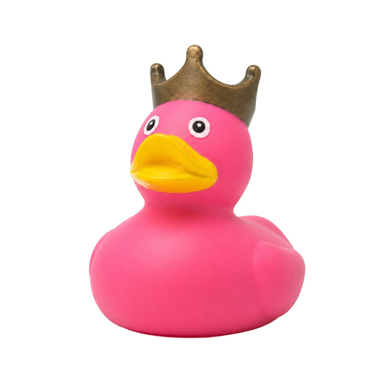 Pink Duck with Golden Crown